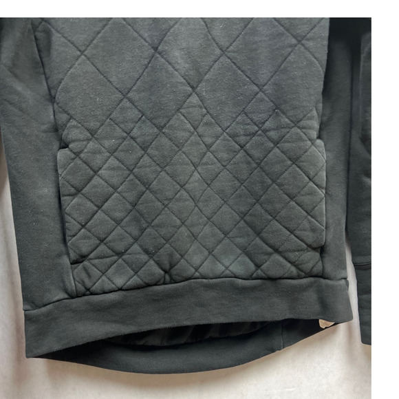 Lululemon Womens Engineered Warmth Half-Zip Pullover Emboss Black Size 4 - Picture 3 of 16